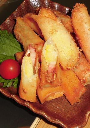 ズッキーニとハムチーズの春巻き♪-レシピのメイン写真