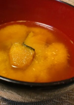 かぼちゃの味噌汁-レシピのメイン写真