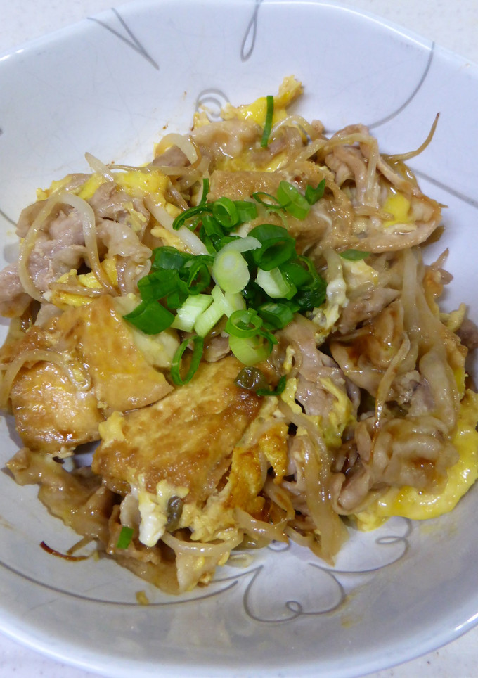 ★彡 豚肉と厚揚げの中華炒め 卵とじ ★-レシピのメイン写真