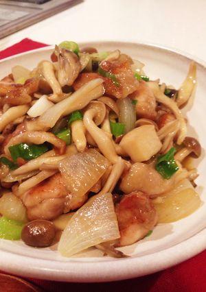 ごはんに合う！鶏ときのこの醤油バター炒め-レシピのメイン写真
