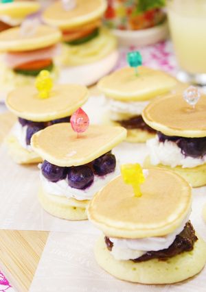 ミニパンケーキのピンチョス♡デザート編-レシピのメイン写真