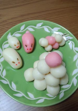 お月見団子☆うさぎちゃん-レシピのメイン写真