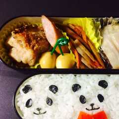รูปของ お弁当に☆うずらでチェリー！