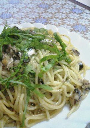オイルサーディンのパスタ(醤油味)-レシピのメイン写真
