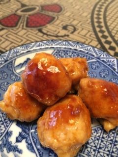 鶏団子のヘルシー甘酢あん♡お弁当にも。-レシピのメイン写真