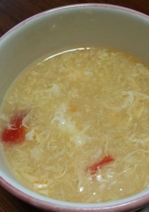 塩とまと＊たまごスープ-レシピのメイン写真