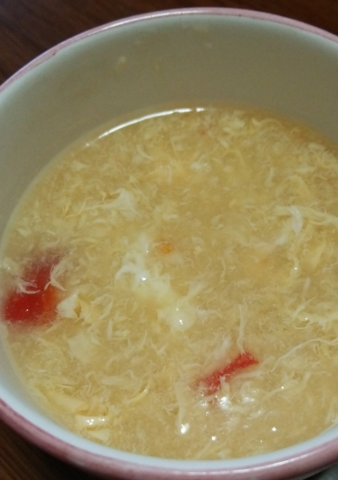 塩とまと＊たまごスープ-レシピのメイン写真