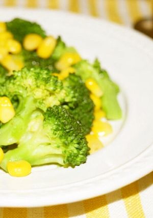簡単♪弁当にブロッコリーコーンバター炒め-レシピのメイン写真