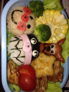 アンパンマン キャラ弁♡-レシピのメイン写真