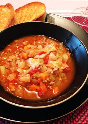 お野菜たっぷり♡ミネストローネ-レシピのメイン写真