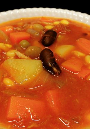 超簡単!煮込むだけのトマト缶スープ♪-レシピのメイン写真