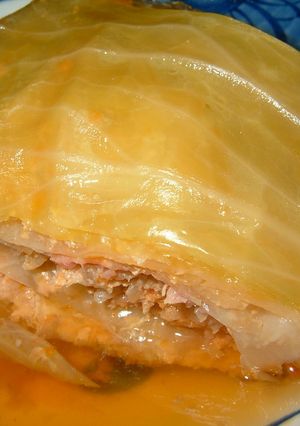 キャベツケーキ(巻かないロールキャベツ)-レシピのメイン写真
