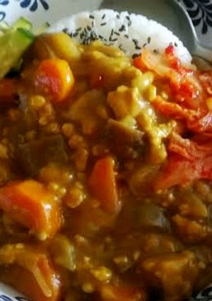 豚挽き肉と茄子のこくまろカレー-レシピのメイン写真