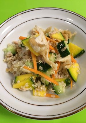 栄養満点キヌアとくるま麸のサラダ-レシピのメイン写真