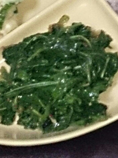 意外と食べやすかったモロヘイヤのおひたし-レシピのメイン写真