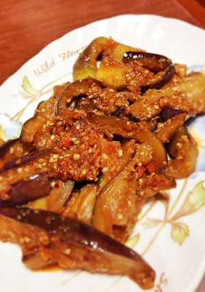 食べるラー油＋茄子-レシピのメイン写真