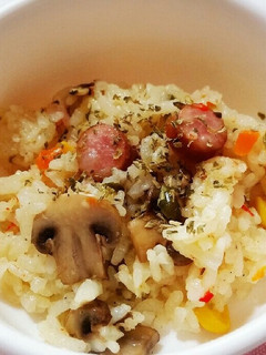炊飯器で簡単!マッシュルームのピラフ-レシピのメイン写真