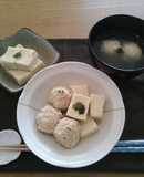 ふわふわ☆鶏だんごと高野豆腐のスープ煮