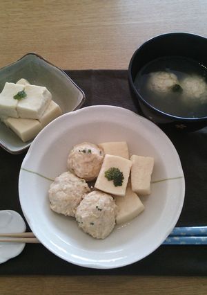 ふわふわ☆鶏だんごと高野豆腐のスープ煮-レシピのメイン写真