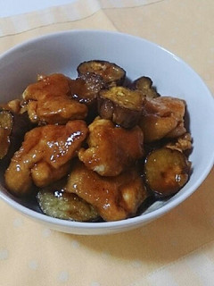 鶏と茄子のさっぱり照り炒め-レシピのメイン写真