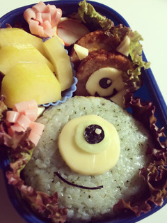 キャラ弁*マイクとクマさん-レシピのメイン写真