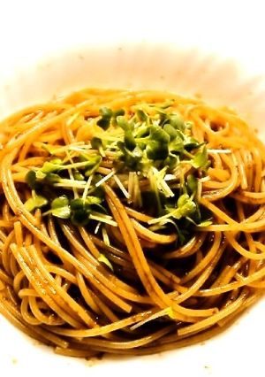 ☺簡単ごはんですよ(海苔の佃煮)パスタ☺-レシピのメイン写真