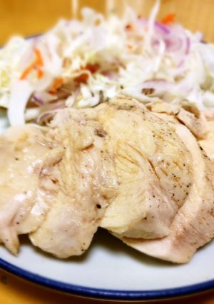 鶏むね肉のジプロック茹で-レシピのメイン写真