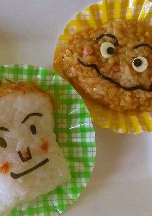 ★カレーパンマン＆しょくぱんまんの作り方-レシピのメイン写真