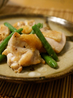 お弁当に☆鶏肉と隠元の塩にんにく炒め-レシピのメイン写真