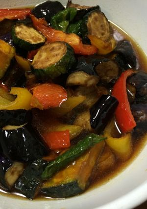 夏野菜の揚げ浸し-レシピのメイン写真
