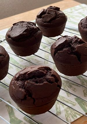 米粉で作るチョコカップケーキ-レシピのメイン写真