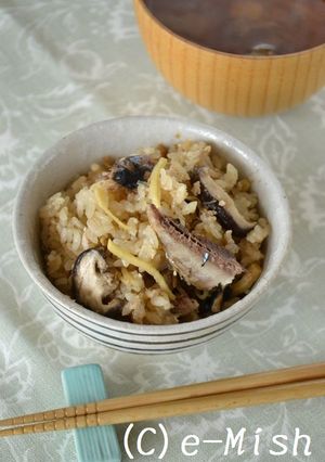 さんまと醤油糀の炊き込みごはん-レシピのメイン写真