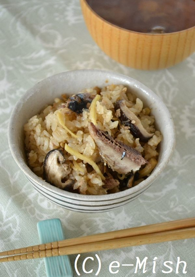 さんまと醤油糀の炊き込みごはん-レシピのメイン写真