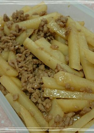 お弁当に☆じゃがいもでボリュームきんぴら-レシピのメイン写真
