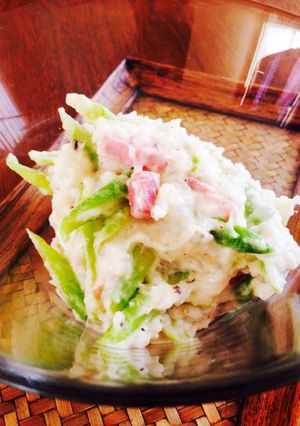 大人カフェ☆長芋のポテトサラダ-レシピのメイン写真