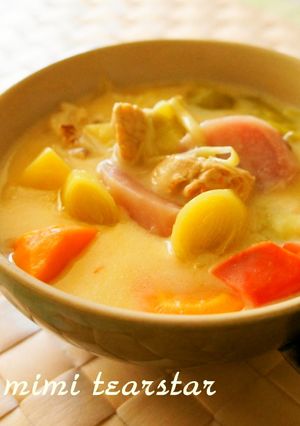 リーキと北海道野菜のクリームシチュー-レシピのメイン写真