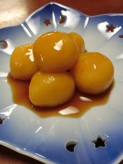 お月見☆かぼちゃで白玉だんご-レシピのメイン写真