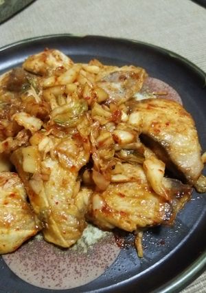 お酒もご飯も進む！ぶりのキムチだれ-レシピのメイン写真