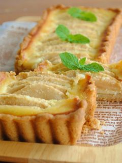 ホットケーキミックスで♪リンゴのタルト-レシピのメイン写真