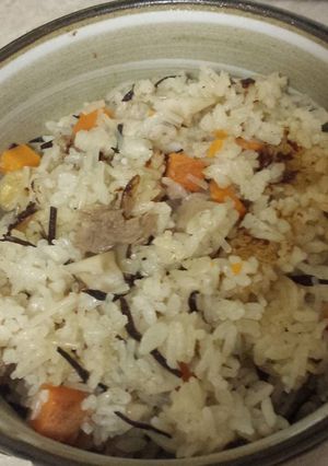 ありあわせの具材で牛肉の炊き込みご飯-レシピのメイン写真