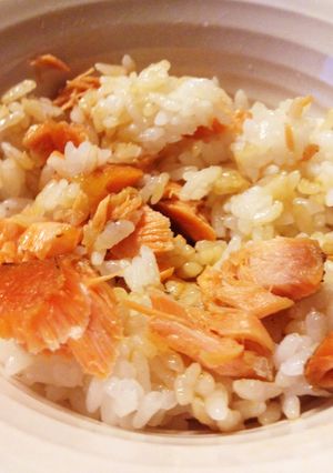 簡単！鮭ごはん！-レシピのメイン写真
