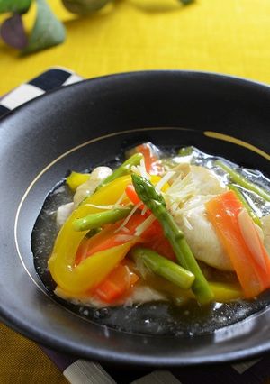 やわらか鶏むね肉と野菜の和風甘酢あんかけ-レシピのメイン写真