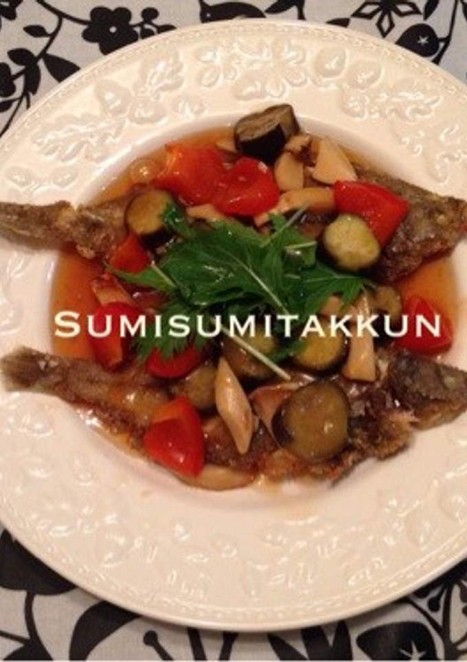 カレイの唐揚げ〜ナスのたっぷり餡掛け〜-レシピのメイン写真
