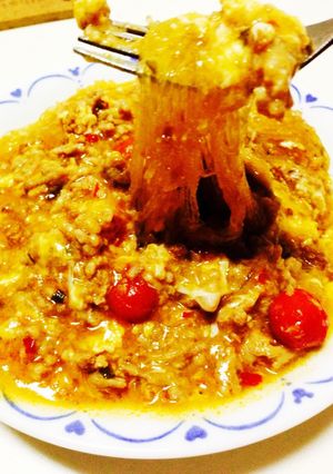 汁多め♫麻婆豆腐の素で麻婆春雨☆-レシピのメイン写真