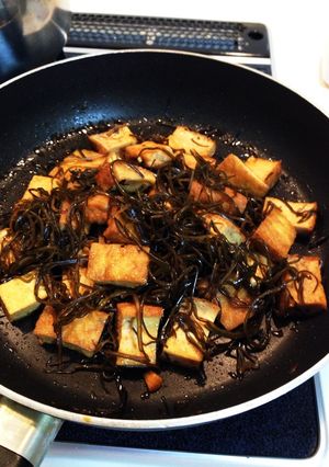 刻み昆布と厚揚げの炒め煮-レシピのメイン写真