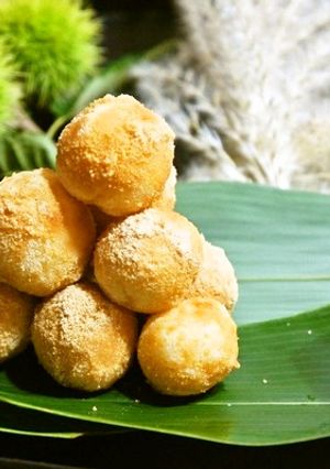 レンジで簡単！やわらかモッチリお月見団子-レシピのメイン写真