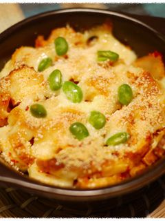 おつまみに簡単!竹輪マヨキムチーズ焼き!-レシピのメイン写真