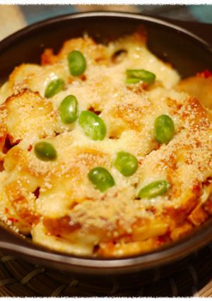 おつまみに簡単!竹輪マヨキムチーズ焼き!-レシピのメイン写真