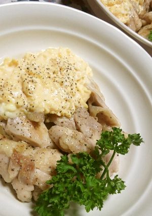 減塩で✿チキンの玉子ソース✿-レシピのメイン写真