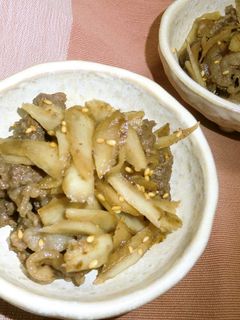 簡単!牛肉と牛蒡の甘辛煮-レシピのメイン写真